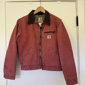 Vintage Carhartt insulated rose colored jacket